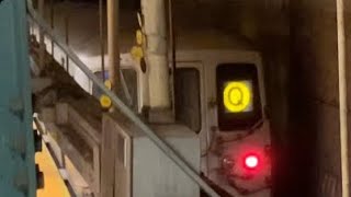 Calm R46 Q train ride from Kings Highway to Newkirk Plaza Timelapse [upl. by Moritz]