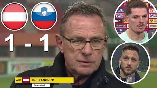 Ralf Rangnick Marcel Sabitzer Arnautovic Interview Nach Dem Österreich 1 vs 1 Slowenien 17112024 [upl. by Skurnik]