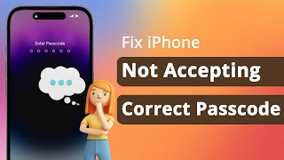 iPhone Not Accepting Correct Passcode Fix 2024 [upl. by Lertnom]