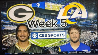 Packers vs Rams Live Play By Play And Reaction [upl. by Budwig]