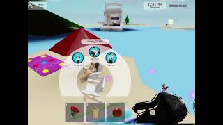 Roblox bonding Brookhaven 😊 swimming swimming 🥰 [upl. by Gayla]