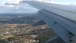 SAS Boeing 737700 Takeoff from Aalesund to Oslo [upl. by Louie694]