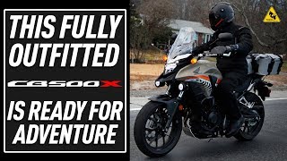 Outfitting the Honda CB500x For AdventureCommuting  TwistedThrottlecom [upl. by Acino579]