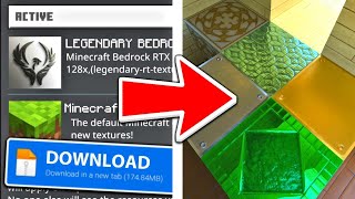 Realistic Texture Pack For Minecraft Bedrock 119 [upl. by Vale]