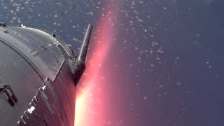 See SpaceX Starships full Earth reentry splashdown and explosive ending [upl. by Maiah]