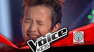 The Voice Kids Philippines Blind Audition quotGrow Old With Youquot by Juan Karlos [upl. by Alyaj615]