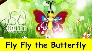 Fly Fly the Butterfly  Family Sing Along  Muffin Songs [upl. by Ocin712]