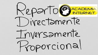 Repartir Directa e Inversamente Proporcional simultáneamente [upl. by Crosby770]