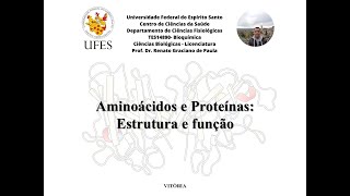 Estrutura e função de aminoácidos e proteínas [upl. by Eineg]