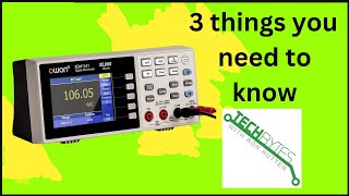 3 Things you need to know about the OWON XDM1241 35 in LCD Multimeter Portable [upl. by Penthea735]