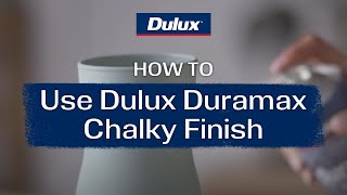 How to use Dulux Duramax Chalky Finish  Dulux Duramax [upl. by Alyled]