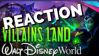 REACTION  VILLAINS LAND at Disney World  Everything We Know So Far [upl. by Assirahs]