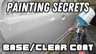 How to paint a BASE COATCLEAR COAT finish with amazing results [upl. by Elia912]