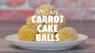 Vegan Carrot Cake Balls  Loving It Vegan [upl. by Simonetta695]