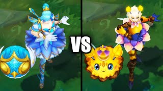 Star Guardian Orianna vs Orbeeanna Skins Comparison League of Legends [upl. by Lednyc]