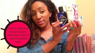 How To Prevent Razor Bumps Ingrown Hairs amp Lighten Bikini Area   Jack Black Bump Fix Review [upl. by Luedtke]