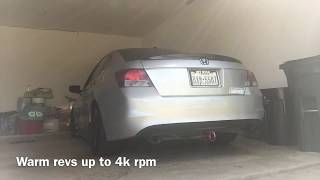 Honda Accord V6 Straight Pipe [upl. by Hutchison419]