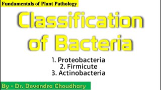 Classification of bacteria  जीवाणु का वर्गीकरण [upl. by Delcine7]