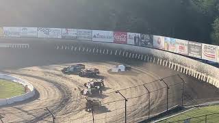 7624 Skagit Speedway  IMCA Modifieds  Heat Races [upl. by Aedrahs]