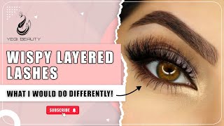 DIY Wispy Lashes Tutorial StepbyStep Guide to Layering Extensions for a Flawless Look [upl. by Auhel592]