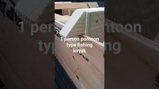 1 person pontoon boat fishing type kayak Check put part 2 [upl. by Odanref]