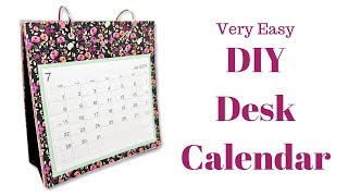 DIY Desk Calendar  Craft Fair Ideas [upl. by Gilles228]