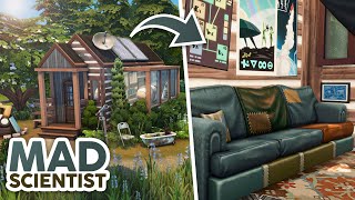 Mad Scientist Tiny Home  The Sims 4 Speed Build [upl. by Middlesworth]