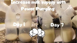 Power Pumping to increase milk supply  see real results in 7 days  Breastfeeding moms [upl. by Ali689]