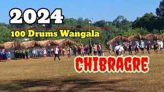 Wangala 2024  Wangala Festival  Chibragre  100 Drums Wangala 2024 [upl. by Hurlow105]