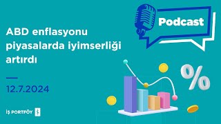 ABD enflasyonu piyasalarda iyimserliği artırdı  Haftaya Bakış  1272024 [upl. by Atelokin]