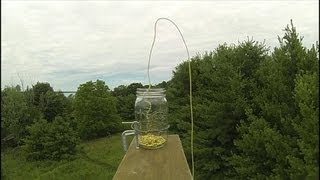 Dropping 100ft of ball chain off a 40ft tower slow motion [upl. by Reffinej]