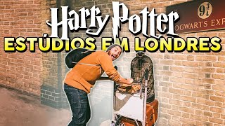 VISITEI OS ESTÚDIOS DE HARRY POTTER EM LONDRES  Vlog no Warner Bros Studios Tour London [upl. by Mick432]