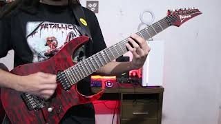 Temple Of Hate Angra Guitar Cover  One Take [upl. by Oswell]