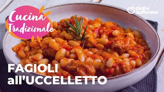 FAGIOLI allUCCELLETTO  RICETTA TOSCANA della TRADIZIONE CONTADINA😋 [upl. by Gowrie829]