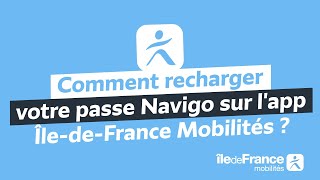 Astuce  Comment recharger votre passe Navigo sur lapp ÎledeFrance Mobilités [upl. by Eppesiug879]