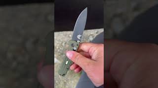 Benchmade Bugout With Our Tritium Inlay Custom Scales link In the Description [upl. by Dlawso]