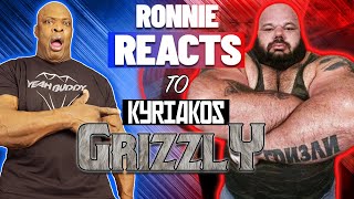 Ronnie Coleman REACTS to Kyriakos Grizzlys CRAZY A Lifts [upl. by Banerjee340]