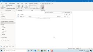 How to Work Offline in Outlook  Office 365 [upl. by Dunton]