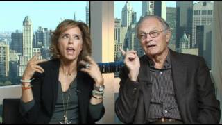 Tea Leoni and Alan Alda Tower Heist interview [upl. by Maharva]