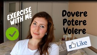 DOVERE POTERE VOLERE how to use them  exercises [upl. by Macmullin]