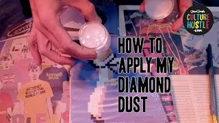 How to apply Diamond Dust  the worlds most glittery natural glitter [upl. by Willamina]