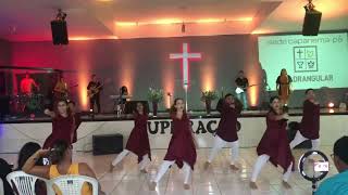 Coreografia Medley corinhos de fogo Banda Som e Louvor corinhodefogo [upl. by Saks]