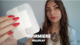 ASMR ROLEPLAY  INFIRMIERE  JE CHANGE TON PANSEMENT [upl. by Aspia]