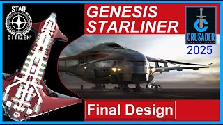 Star Citizen Genesis StarLiner  Final Design [upl. by Ahseekal716]