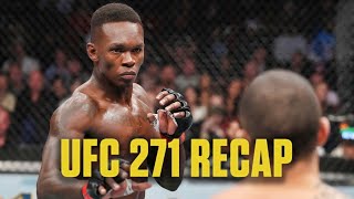 UFC 271 Recap Israel Adesanya defeats Robert Whittaker Tai Tuivasa KOs Derrick Lewis  ESPN MMA [upl. by Lyckman]