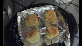 Biscuits Pillsbury Grands from Frozen in NuWave Oven [upl. by Ferris]