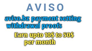 avisobz payment setting and withdrawal proofs  aviso rubleinvestment [upl. by Franchot164]