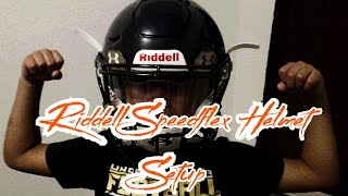 Riddell Speedflex Helmet Setup 2019 [upl. by Ylremik]