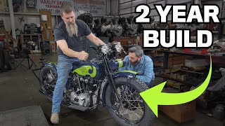 LIVE First Fire of a RARE 1929 HarleyDavidson Racer [upl. by Nakasuji446]