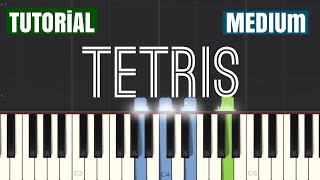 Tetris Theme  Piano Tutorial  Medium [upl. by Lejna]